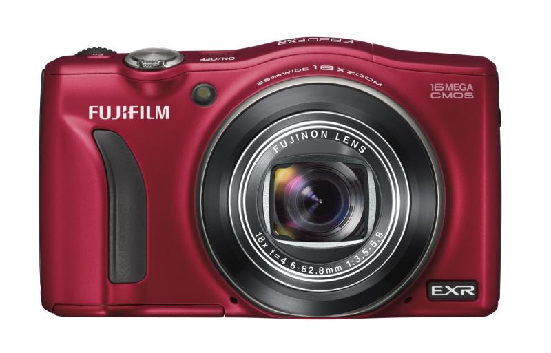 【中古】FUJIFILM デジタル写真機 1600万絵素 望遠レンズ光学18倍 赤いこと FX-F820EXR R