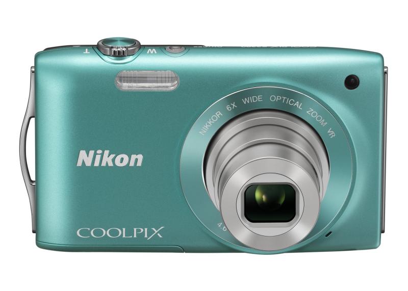 【中古】Nikon デジタル写真機 COOLPIX (クールピクス) S3300 ペパーミント緑であること S3300GR当店引き受ける30昼日なか 一般受け青写真 高画質 売れ筋