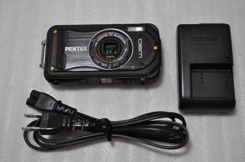 【中古】PENTAX 防水デジタルカメラ Optio W90 ブラック OPTIOW90B|京都LaVIE店