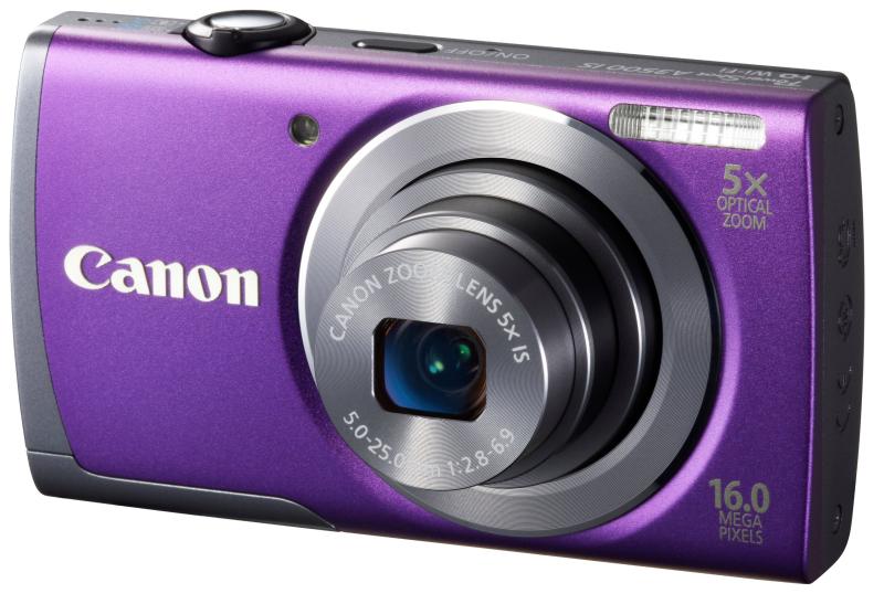 【中古】Canon デジタル写真機 PowerShot A3500 IS(パープル) 広角28粍 光学5倍望遠レンズ PSA3500IS(PR)当店引き受ける30昼日なか 一般受け青写真 高画質 売れ筋