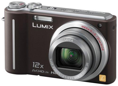 【中古】パナソニック デジタル写真機 LUMIX (ルミックス) TZ7 赤銅色 DMC-TZ7-T
