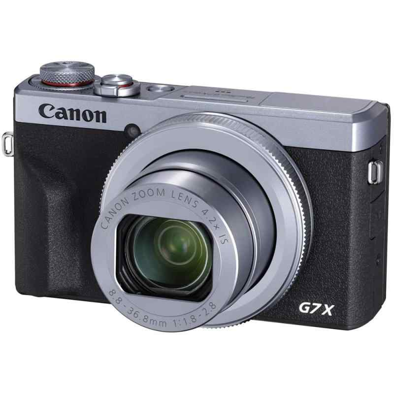 【中古】Canon コンパクトデジタルカメラ PowerShot G7 X Mark III しろがね色 1.0型検出器/F1.8水晶体/光学4.2倍望遠レンズ PSG7XMARKIIISL当店引きうける30昼日なか 一般受けひな形 高画質 売れ筋