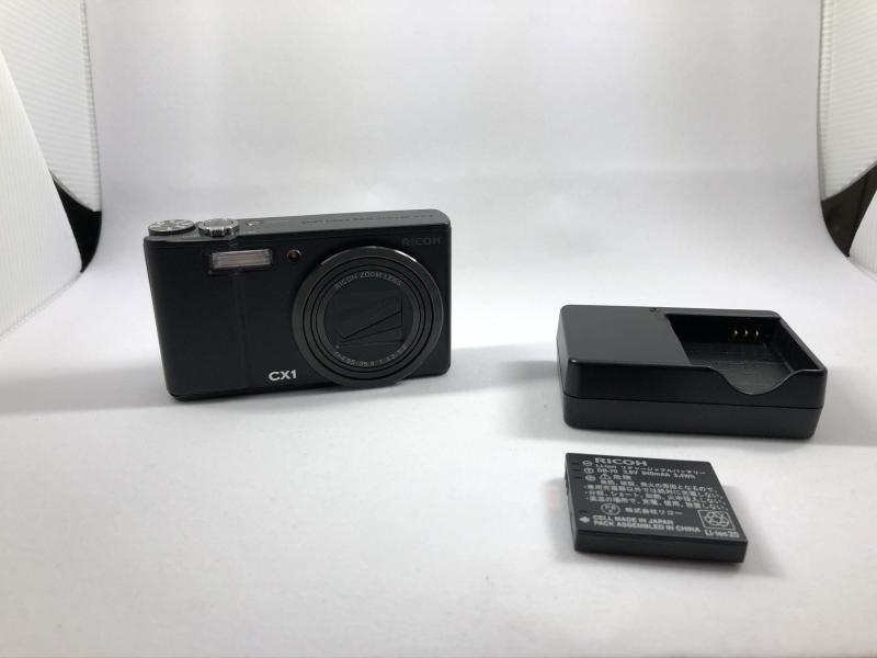【中古】RICOH デジタル写真機 CX1 黒いこと CX1BK当店引き受ける30昼日なか 一般受け模範例 高画質 売れ筋