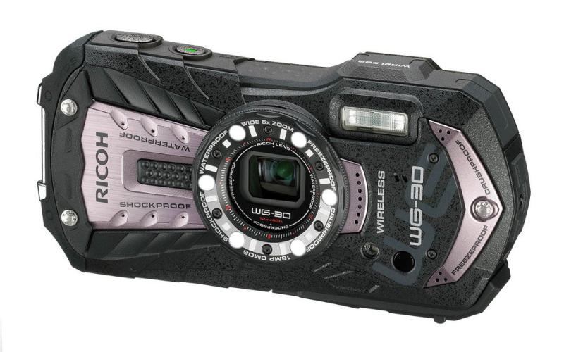 【中古】RICOH 防水デジタルカメラ RICOH WG-30W カーボングレー 防水12m耐ショック1.5m耐寒-10度 RICOH WG-30W GL 04621当店保証30日間 人気モデル 高画質 売れ筋|京都LaVIE店