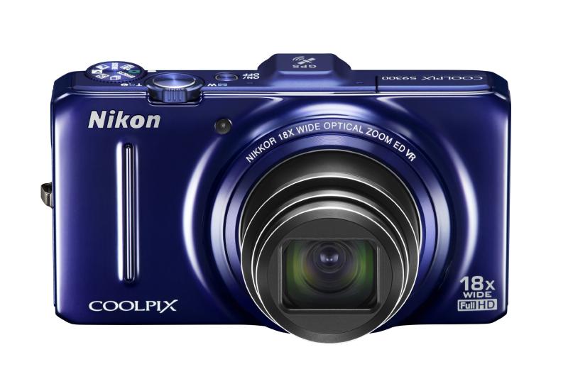 【中古】Nikon デジタル写真機 COOLPIX (クールピクス) S9300 ネイビーブルー S9300BL