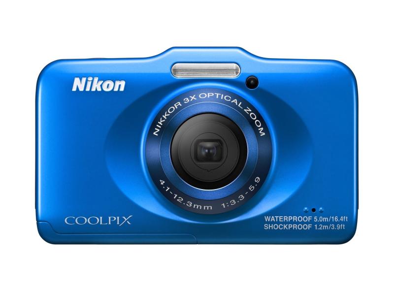 【中古】Nikon デジタルカメラ COOLPIX S31 防水5m 耐衝撃1.2m ブルー S31BL