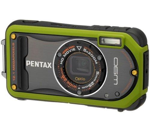 【中古】PENTAX 雨合羽デジタル写真機 Optio W90 ピスタチオグリーン OPTIOW90PG