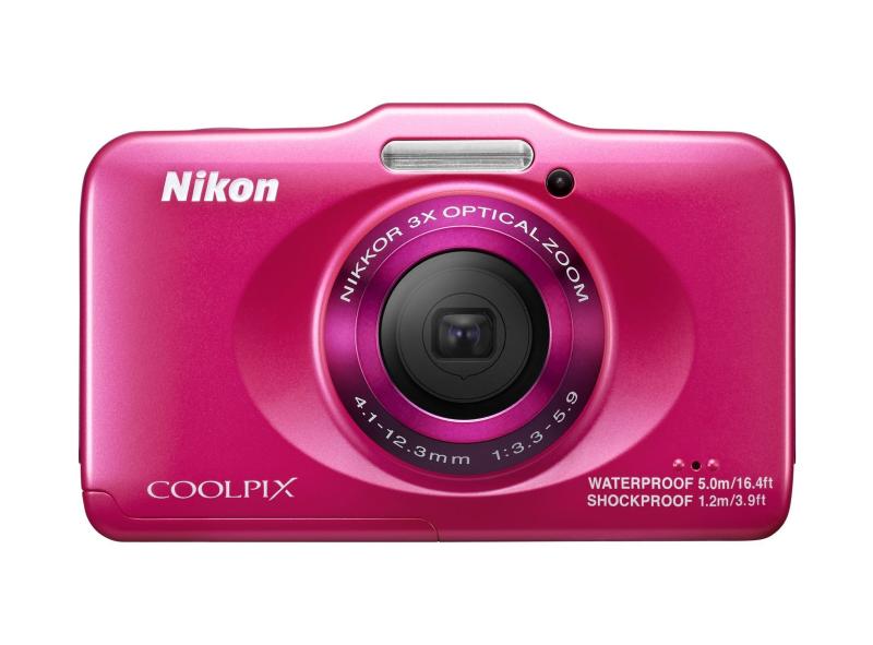 【中古】Nikon デジタル写真機 COOLPIX S31 雨合羽5m 耐衝撃1.2m サクラ色 S31PK