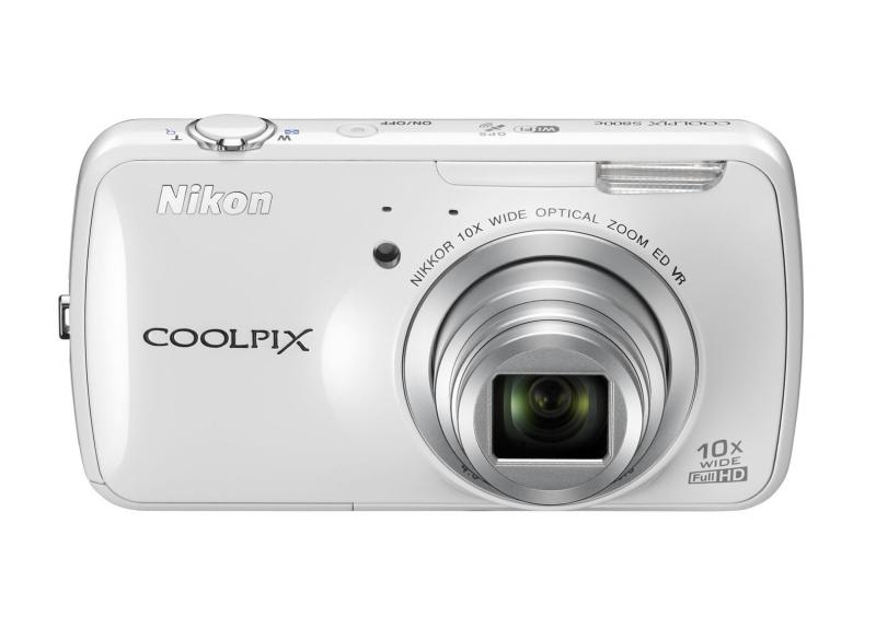 【中古】Nikon デジタルカメラ COOLPIX S800c Android搭載 光学10倍ズーム ホワイト S800CWH当店保証30日間 人気モデル 高画質 売れ筋｜京都LaVIE店