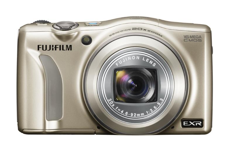 【中古】FUJIFILM デジタル写真機 FinePix F800EXR 光学20倍 三鞭酒ゴールド F FX-F800EXR G