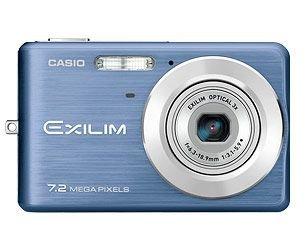 【中古】CASIO デジタル写真機 EXILIM (エクシリム) ZOOM 青み EX-Z77BE当店引き受ける30昼日なか 一般受け模範例 高画質 売れ筋