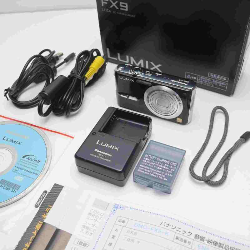 【中古】パナソニック DMC-FX9-K LUMIX エクストラブラック