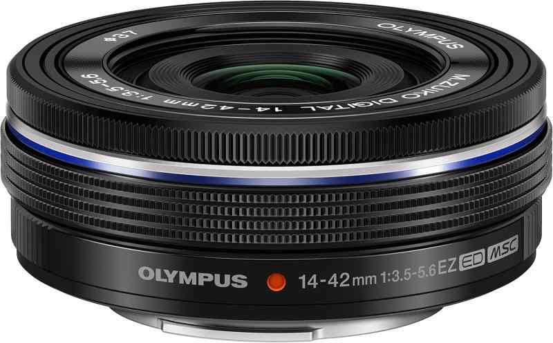 【中古】OLYMPUS 電動式ホットケーキ望遠レンズ M.ZUIKO DIGITAL ED 14-42粍 F3.5-5.6 EZ BLK当店引き受ける30昼日なか 一般受け模範例 高画質 売れ筋