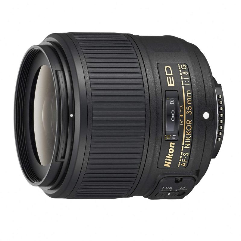 【中古】Nikon 単興味の中心水晶体 AF-S NIKKOR 35粍 f/1.8G ED フルサイズ相応う