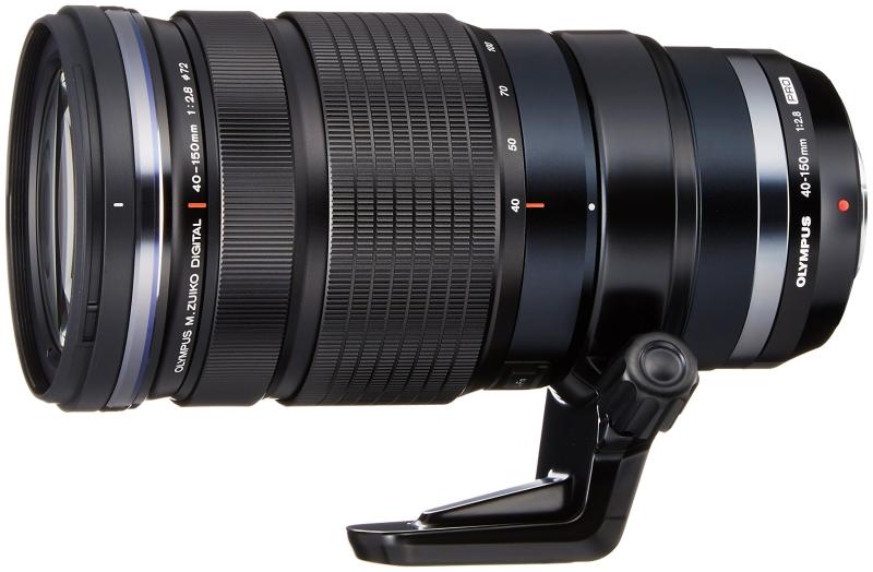 【中古】OLYMPUS マイクロフォーサーズレンズ ED 40-150粍 F2.8 1.4X テレコンバーターキット 黒いこと 防塵 防滴 M.ZUIKO ED40-150粍 F2.8PROTC