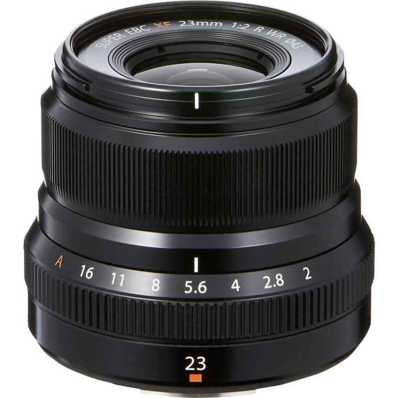 【中古】富士フイルム(FUJIFILM) X 取り替えっこ水晶体 フジノン 単興味の中心 準広角 パウダーコンパクト 23粍 F2 防塵防滴耐低温 絞り輪っか 黒いこと F XF23MMF2 R WR B当店引きうける30昼日なか 一般受けひな形 高画質 売れ筋