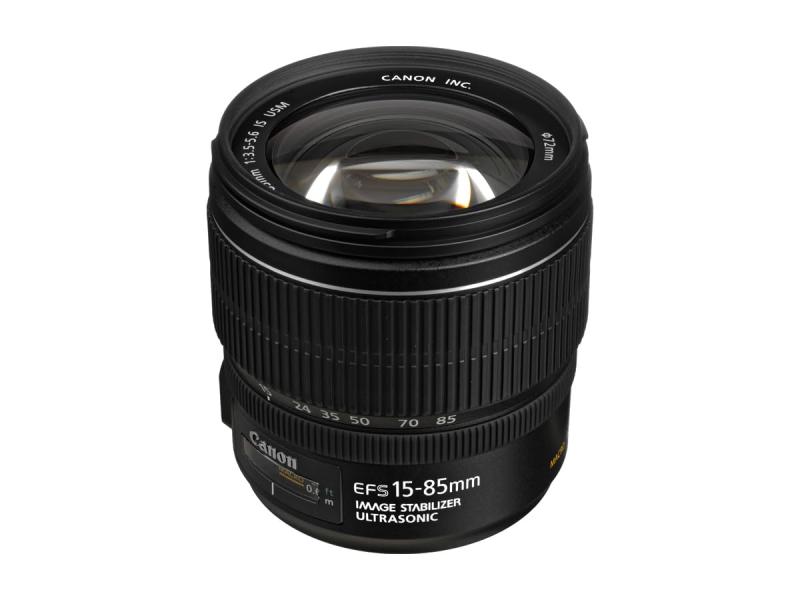 【中古】Canon 広角望遠レンズ EF-S15-85粍 F3.5-5.6 IS USM APS-C相応う当店引き受ける30昼日なか 一般受け模範例 高画質 売れ筋