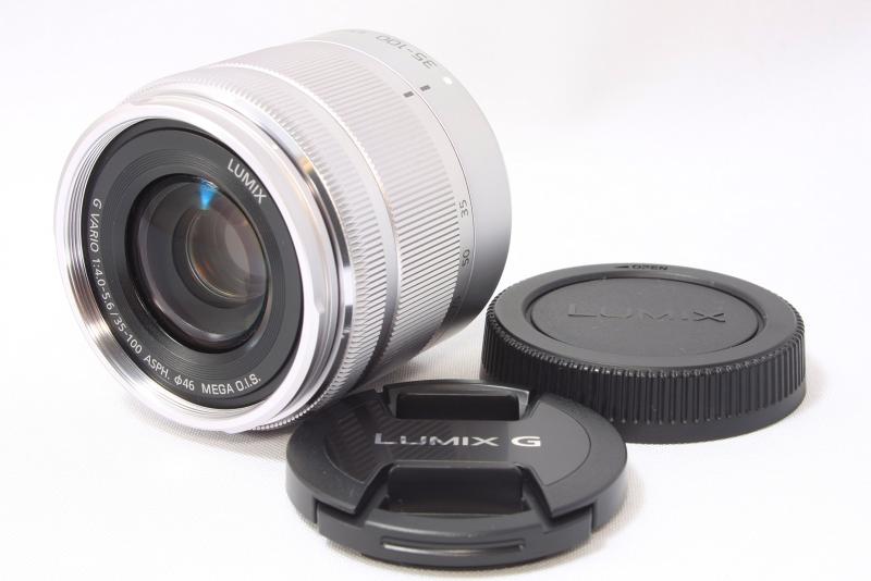 【中古】パナソニック(Panasonic) 望遠ズームレンズ マイクロフォーサーズ用 ルミックス G VARIO 35-100mm/F4.0-5.6 ASPH./MEGA O.I.S. シルバー H-FS35100-S