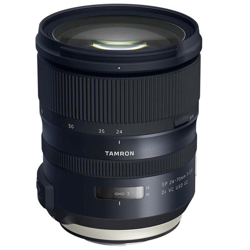 【中古】TAMRON 大口径標準ズームレンズ SP24-70mm F2.8 Di VC USD G2 キヤノン用 フルサイズ対応 A032E｜京都LaVIE店
