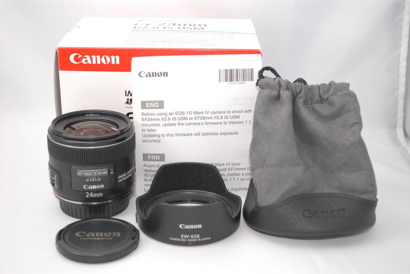 【中古】Canon 単興味の中心水晶体 EF24粍 F2.8 IS USM フルサイズ相応う