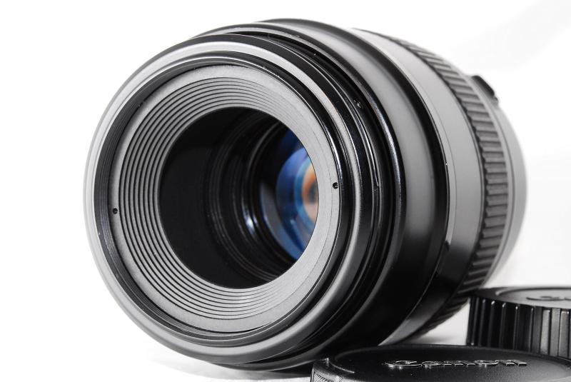 【中古】Canon EF 水晶体 100粍 F2.8 マクロ命令
