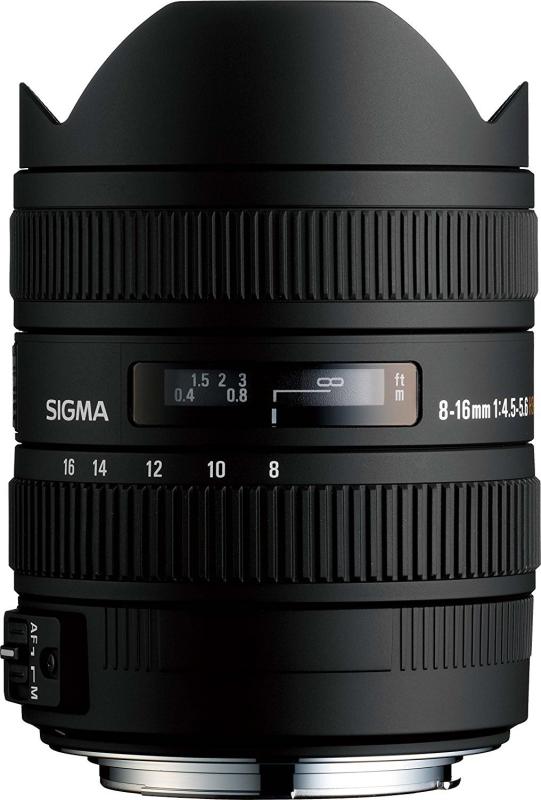 【中古】SIGMA 広角ズームレンズ 8-16mm F4.5-5.6 DC HSM キヤノン用 APS-C専用