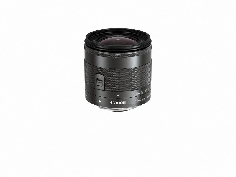 【中古】Canon EF-M 11-22粍 f/4-5.6 STM水晶体 黒いこと 7568B002