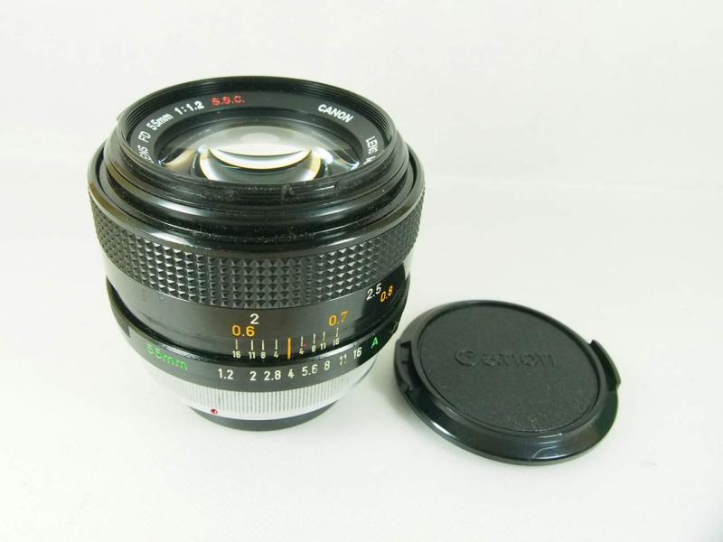 【中古】Canon MF水晶体 FD 55粍 F1.2 S.S.C.