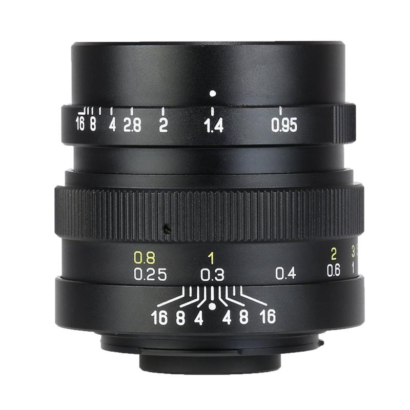 【中古】中一光学 (ZHONG YI OPTICS) 単興味の中心水晶体 SPEEDMASTER 25粍 F0.95 (マイクロフォーサーズ) (黒いこと)