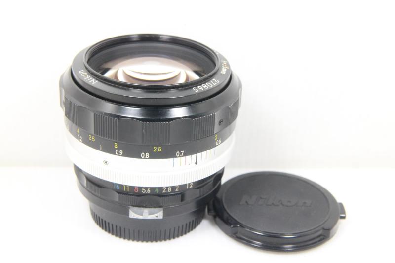 【中古】Nikon MF水晶体 NIKKOR-S Auto 55粍 F1.2 非Ai