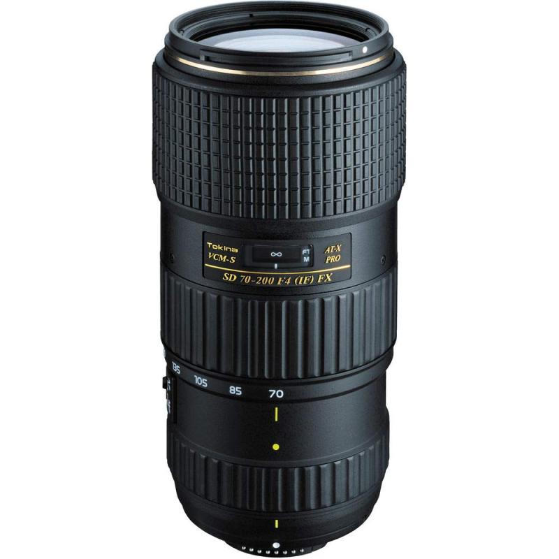 【中古】Tokina 望遠ズームレンズ AT-X 70-200mm F4 PRO FX VCM-S ニコン用 フルサイズ対応 216569