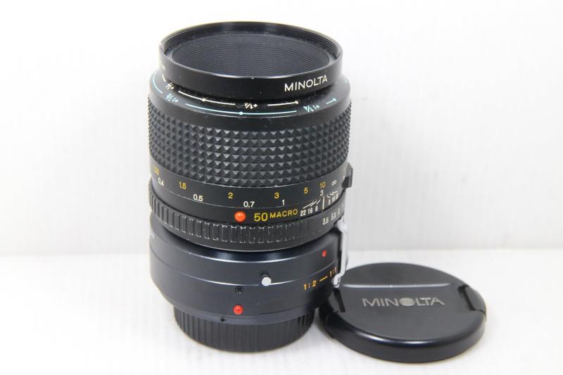 【中古】Minolta MF レンズ MD 50mm F3.5 Macro