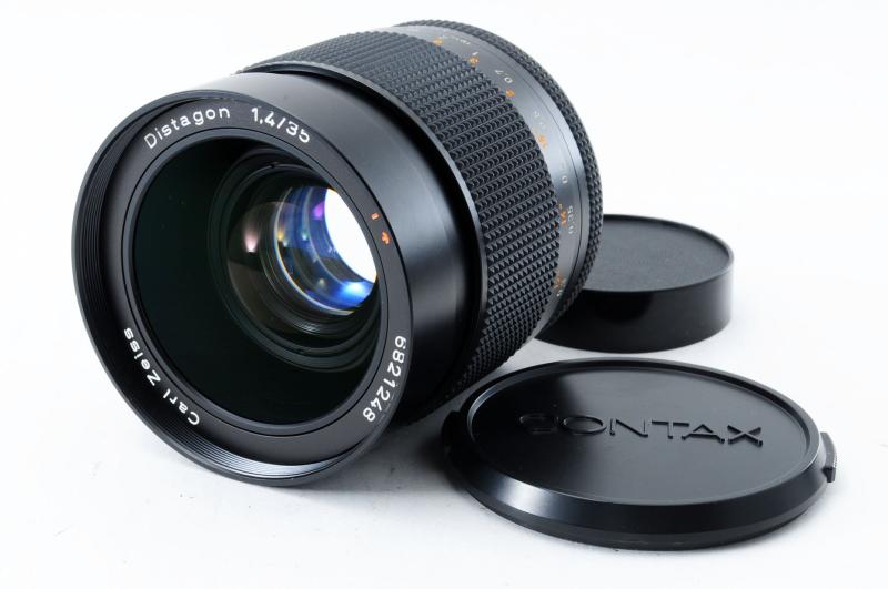 【中古】CONTAX Carl Zeiss ツァイス Distagon 35粍 F1.4 T* #94316当店引き請ける30昼日なか 一般受け真似形 高画質 売れ筋
