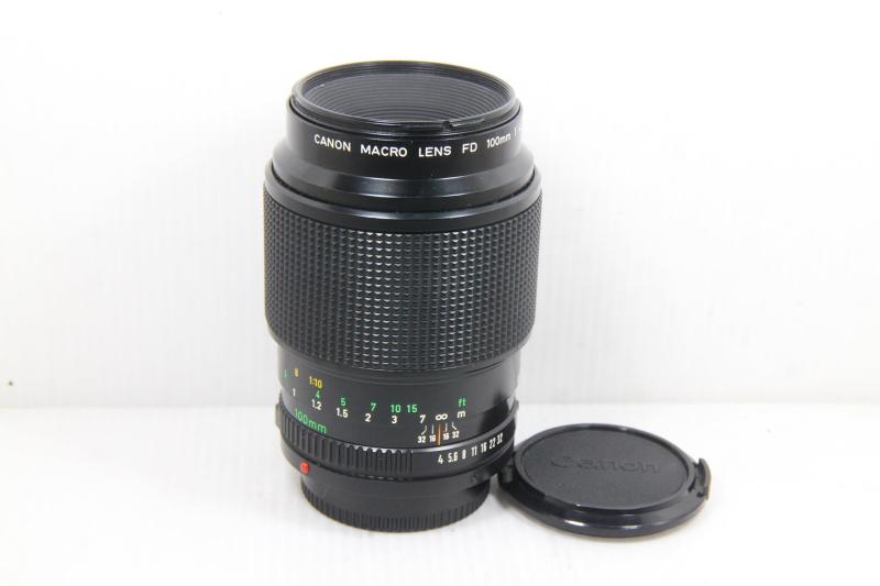 【中古】Canon MF水晶体 NewFD 100粍 F4 macro