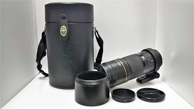 【中古】MINOLTA ミノルタ AF APO TELE MACRO 200粍 F4