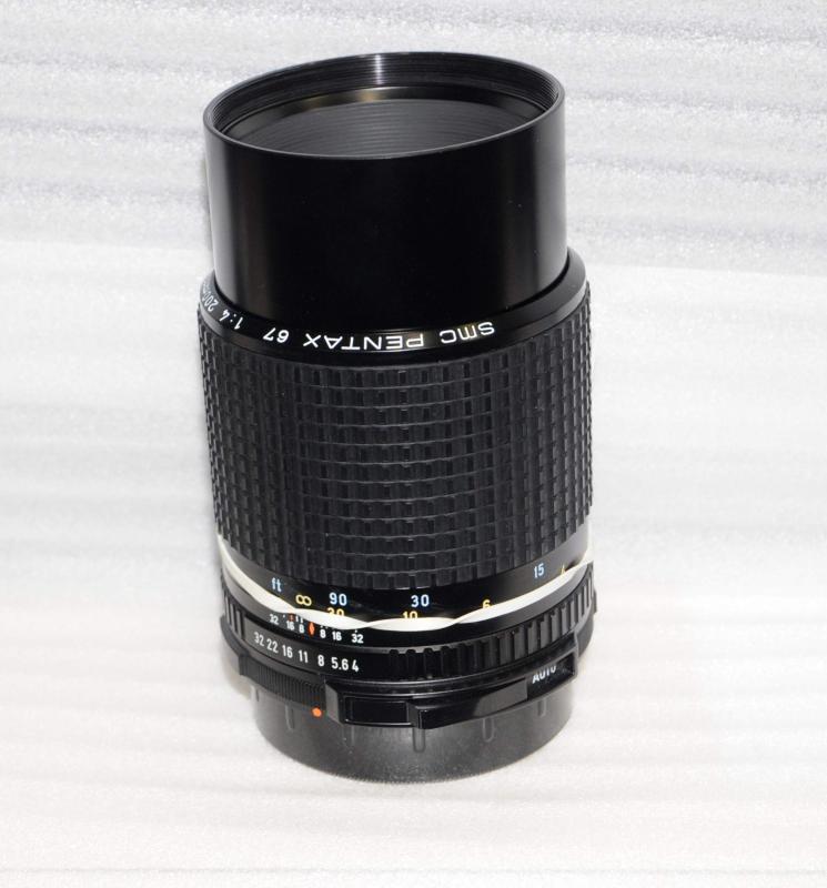 【中古】PENTAX smc 67 200粍 F4