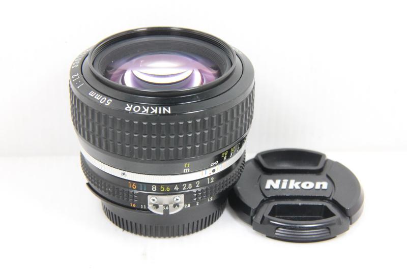 【中古】Nikon MF水晶体 Ai 50粍 F1.2s