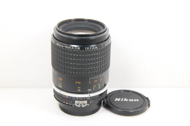 【中古】Nikon MF水晶体 Ai 105粍 F2.8s マクロ命令