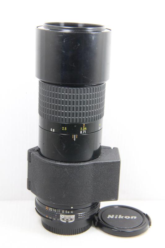 【中古】NIKON ニコン Ai-S Micro NIKKOR 200粍 F4当店引き受ける30昼日なか 一般受け模範例 高画質 売れ筋