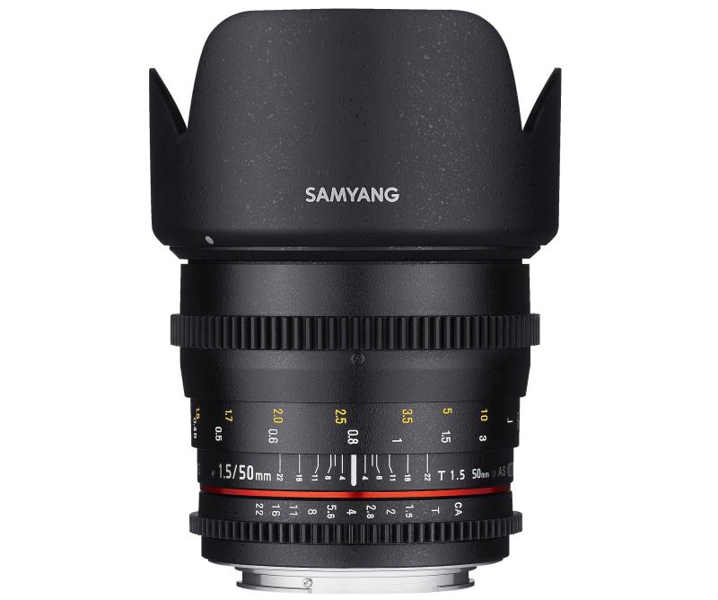 【中古】SAMYANG 画像用単興味の中心判定基準水晶体 VDSLR 50粍 T1.5 キヤノン EOS M用 フルサイズ相応う