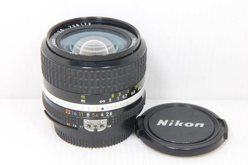 【中古】Nikon MF水晶体 Ai 24粍 F2.8s
