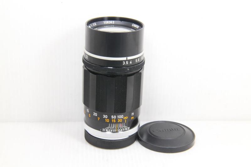【中古】Canon Lマウント水晶体 135粍 F3.5