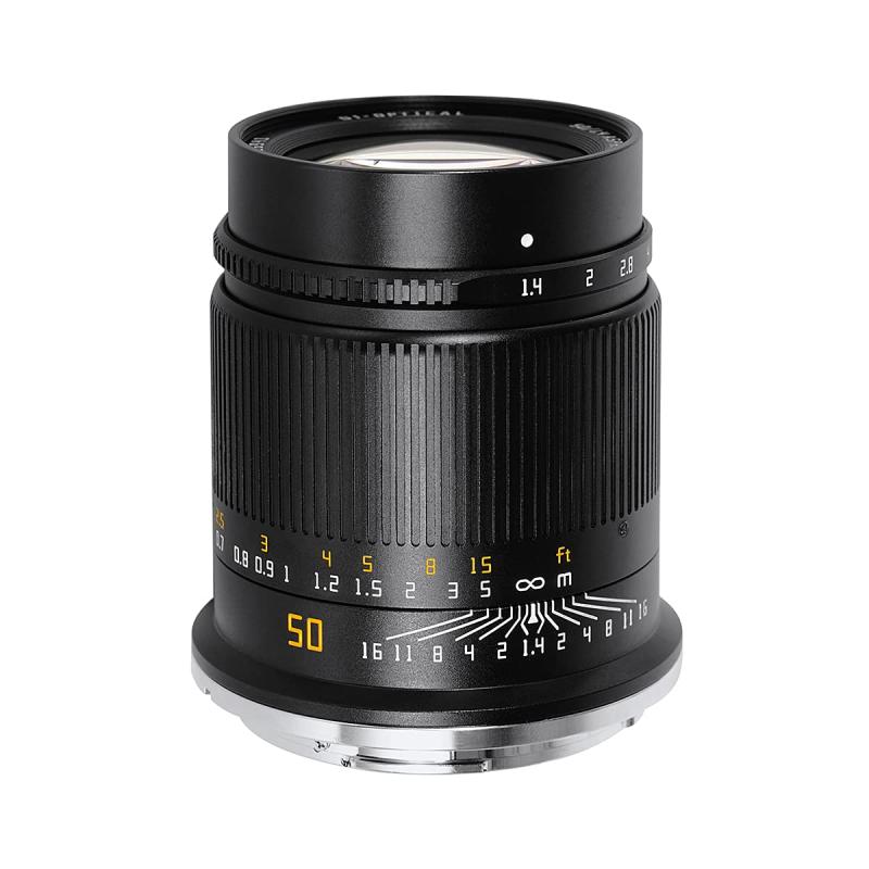 【中古】TTArtisan 50mm f/1.4 ASPH Zマウント ニコンZ互換品 APS-C 単焦点レンズ MF マニュアルフォーカス ブラック レンズ 銘匠光学 2年