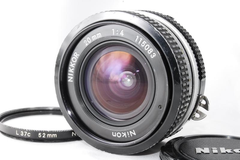 【中古】Nikon MF水晶体 Ai 20粍 F4