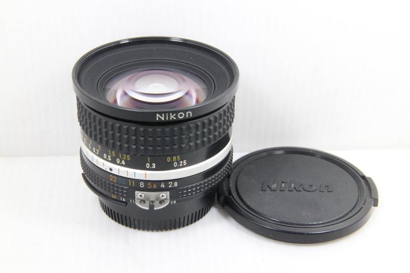 【中古】Nikon MF水晶体 Ai 20粍 F2.8s