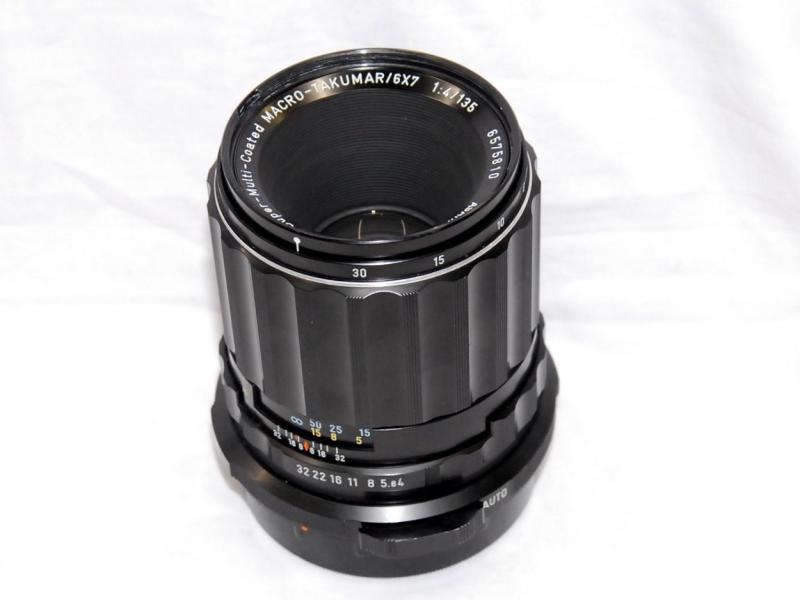 【中古】ペンタックス SMC6x7 135/4マクロ命令保全済