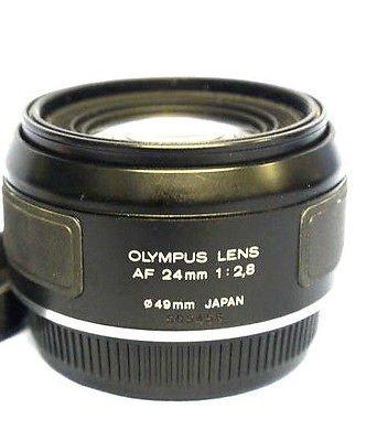 【中古】Olympus AF 24mm F2.8 広角レンズ OM77 OM707 OM88 OM101 SLRフィルムカメラ用当店保証30日間 人気モデル 高画質 売れ筋