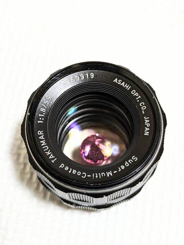 【中古】年寄りの水晶体 神水晶体 M42 Super Takumar 55粍 f1.8 貴石水晶体 輪っかボケ切り換える 貴石タクマー スーパータクマー