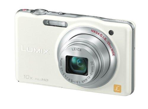 【中古】パナソニック デジタル写真機 ルミックスSZ7 光学10倍白いこと DMC-SZ7-W