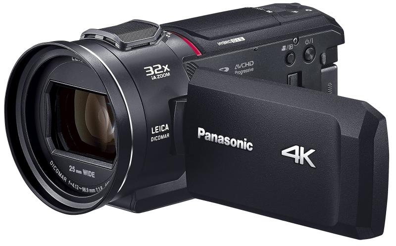 【中古】パナソニック(Panasonic) 4K デジタルビデオカメラ 内蔵メモリー64GB 5軸ハイブリッド手振れ補正 光学24倍ズーム ブラック HC-VX2MS-K｜京都LaVIE店